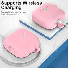 1 husă cu kit de curățare, husă de protecție din silicon moale compatibilă cu Apple Pro a 2-a/1-a generație, cu breloc