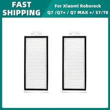 ملحقات مكنسة روبوروك Q7 MAX+/Q7+/Q7/T8 الرئيسية: فرشاة رئيسية، فلتر HEPA، قماش المسح، كيس الغبار