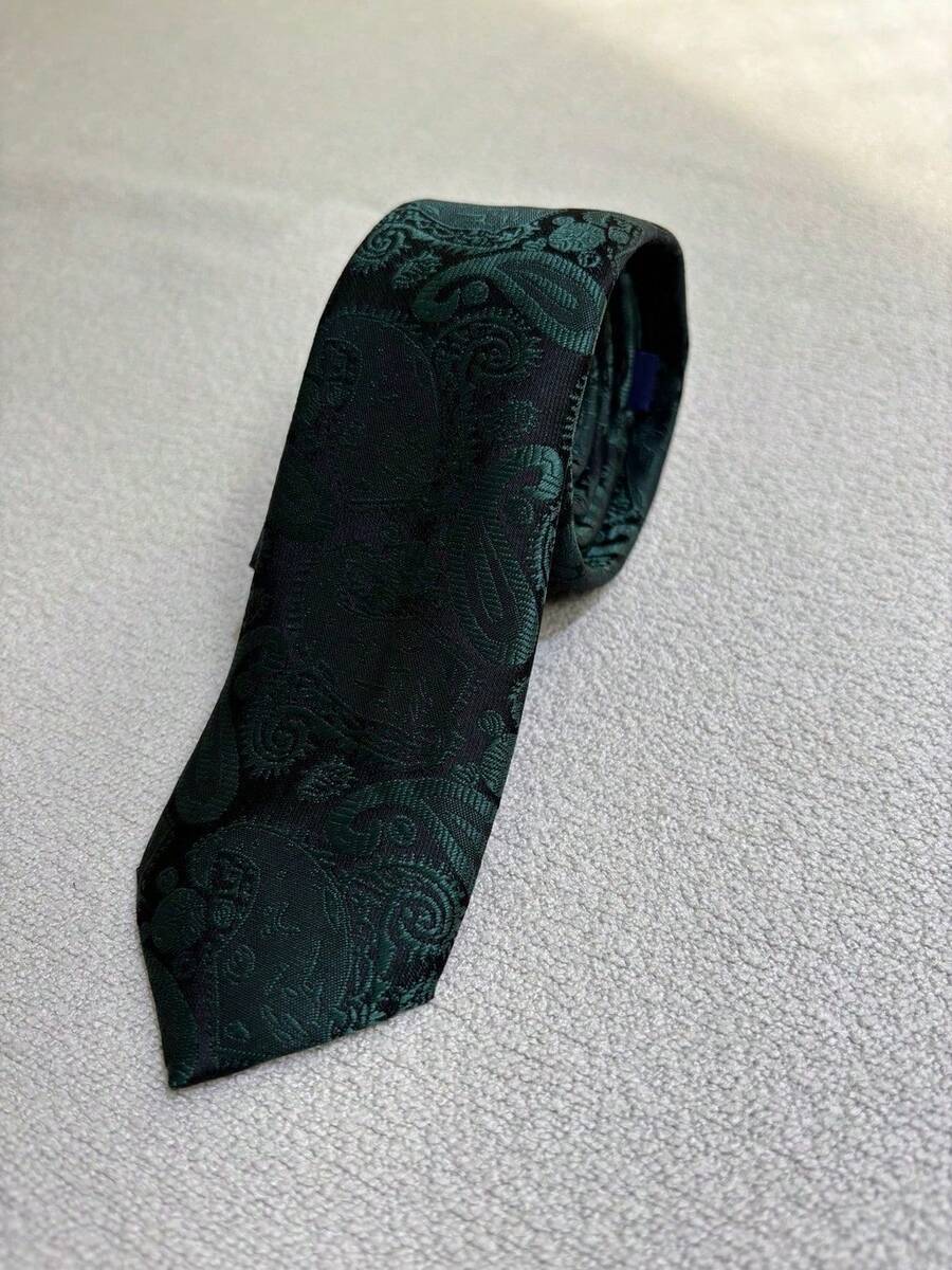 Ties For Grooms And Groomsmen At Weddings, Conferences And Other Events. Colorful Slim (5.5cm) - 墨綠色 - 查看 1
