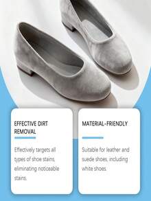 1pc 100ml Suede Decontamination Set With Free Brush. Dedicated Suede Cleaner Suitable For Cleaning Fur, Snow Boots, And Nubuck Shoes. Gently Removes Dirt Without Damaging Fluff, Decomposes Common Stains Like Oil, Water, And Dust, Easy To Use And Carry. - Multicolor - View 7