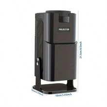 VELEC HY320 Mini Projector 4K Ultra HD, Android 11.0, Lightweight And Portable 1280P 720P 320ANSI, 180° Projection, Multi-Angle Adjustment, Wi-Fi & Wireless Enabled - 查看 4