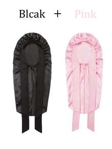 奢华缎面真丝睡帽 - 可调节舒适系带，真丝睡帽，丝绸睡帽，缎面睡帽，桑蚕丝睡帽，加厚干发帽，适合秋冬季节，日常佩戴，可用于护发、化妆、烹饪、睡眠、旅行、度假等场合。另有浴巾，适用于美容院、酒店、运动、家居等场所，可用作毛巾、护肤干发巾。 - 彩色 - 查看 26