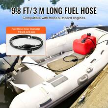 Boat Fuel Tank, 3.17-Gallon/12-L Marine Outboard Transfer Tank, Transfer Tank With 9.8ft Hose, Gauge For Outboard Engine, Yacht, Fishing Boat, Deck, Red - 3.17-gallon/12-l - View 3
