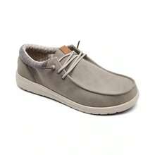 HEYDUDE Men's Paul Classic Slip-On Casual Moccasin Sneakers  |  | Men Casual Athletic Shoes - 灰褐色 - 查看 1