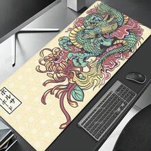1个龙形鼠标垫，紫白相间桌面垫，日式游戏鼠标垫，笔记本电脑鼠标垫，动漫办公游戏键盘橡胶地毯桌面垫 - 彩色 - 查看 15