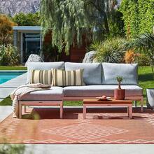 Outdoor/Indoor Throw Pillows, 18x18 Square Pillows With Inserts Bed, Couch, Sofa & Patio Furniture (Set Of 2, Monstera Blue), Decorative Pillows - 條紋瑪瑙 - 查看 2