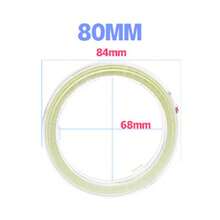 Kit Ojo De Ángel Aro De Led 60 O 80 Mm Super Focos Auto - Azul de 80 mm - Ver 8