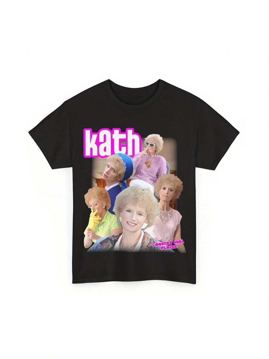 Kath From Kath Kim Graphic Tee - VFtees - Black - View 1
