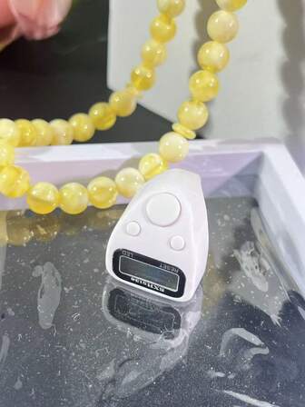 多色佛教念珠计数器，环形电子计数器，佛教祈祷计数工具，多种颜色可选，便携式