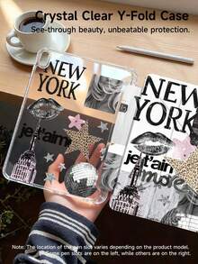 Junk Prin Protective Case, Compatible With IPad (A16) 11th Gen 11-Inch 2025, IPad 10.2/Mini6/Mini7/9.7-Inch, Galaxy Tab A9 Plus Tablet, 3+Y Foldable Anti-Bend, Reinforced Silicone Corners, Auto Wake/Sleep, Built-In Pencil Slot, Multi-Angle Foldable Stand - Perfect Daily Protection, Fashionable Minimalist Design. - Multicolor - View 4