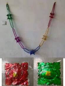 1/8/20pcs Rainbow Foil Tinsel Curtain - Sparkling Tinsel Backdrop For Photo Booth, Birthday, Wedding, Carnival, Graduation Party Decor, Shiny Blue Foil Fringe Curtain For Door Decor, Hanging Birthday, Baby Shower, Wedding Party - Multicolor - View 7