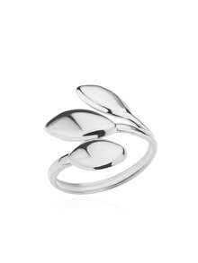 Stainless Steel Smooth Double Ball Beads Rings For Woman Open Gold Color Geometric Wedding Couple Rings Aesthetic Jewelry Gift S