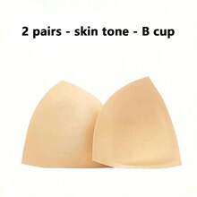 2 Pairs Double-Sided Adhesive Bra Pads, Lightweight Bra Inserts, Lift & Enhance Bust, Waterproof Sticky Bra Pads, Large Size Lift Bra Pads, Thin Pads, 1 Pair Invisible Sticky Cleavage Enhancing Bra Pads, Double-Sided Self-Adhesive Cleavage Pads, Washable & Reusable, Suitable For Swimwear, SPA Wear, Wedding Dresses, Camisoles - Multicolor - View 24