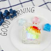 New  Taba Squishy Cube Kit – Nice Transparent Fidget Toy With Rainbow Design For Stress Relief,Seasonal Gifts - Thuốc lá 1 - Xem 9
