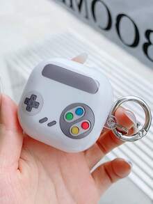 Creative Pattern Protective Case Compatible With Samsung Galaxy Buds Live/Buds Pro/Buds 2 Wireless Bluetooth Earphones, Leopard Print Shockproof Full Cover Anti-Lost Earphone Case - Multicolor - View 10