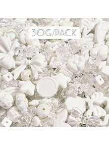 Bộ hạt nhựa acrylic, bộ hạt nhựa acrylic nhiều màu sắc để làm trang sức, tự làm vòng tay, vòng cổ, bông tai, móc khóa, mặt dây chuyền điện thoại, quà tặng tình bạn, đồ thủ công mỹ nghệ. - Bộ hạt Acrylic - Xem 11