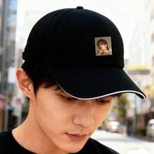 Men Baseball Cap - Black - View 4