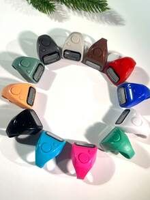 家用电子指环计数器，LED显示屏，按钮式计数装置 - 彩色 - 查看 12