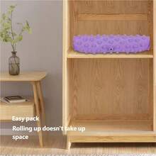 1片TPR材质足部按摩垫，慢跑反射疗法板，足底按摩，男女通用，室内运动健身适用，粉色、紫色、灰色可选