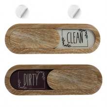 1 件装洗碗机磁铁标志 - 清洁和脏污指示器，时尚通用家居装饰磁铁，强力磁铁，也可用于冰箱最佳礼物 - 彩色 - 查看 15