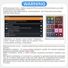 2025 New HY300 UItra+ Portable Smart Projector, 290ANSI Brightness Native 720P Supports 4K, Smart Video Projector Android 13 And WiFi 6 Wireless 5.4, Electronic Focus, Auto Correction | Christmas Gifts Holiday Presents - EU C Type Plug(220-240V) - View 4