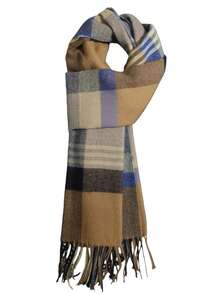 Classic Plaid Scarf, Versatile Boyfriend Gift, High-Quality Reversible Warm Scarf For Men And Women, Suitable For Autumn/Winter - Multicolor - View 3