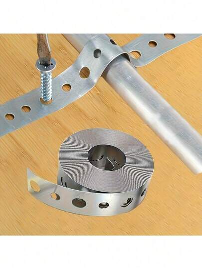 重型镀锌铁管夹支架 - 耐腐蚀金属管夹，适用于PVC/ABS/铜管、电缆扎带、管道吊架，用于管道安装，适合DIY和专业管道工程。