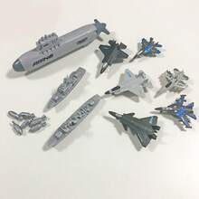 1 Submarine Launcher + 2 Cruisers + 6 Large Airplanes - Multicolor - View 11
