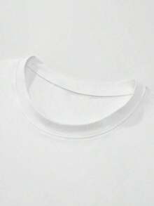 Camiseta de manga corta para camiseta estampada, cómoda y versátil. Se puede usar solo o como ropa. Diseño de cuello redondo holgado, perfecto para la oficina, la escuela, salidas de fin de semana o viajes. Fácil de combinar en el día a día, dando una sensación de frescura y ligereza. Diseño unisex, también adecuado para parejas. - Blanco 1 - Ver 4