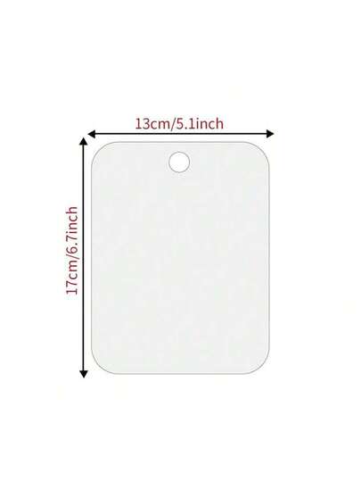 Waterproof Fog Proof Square Bathroom Spiegel Integrated Razor Holder view 2