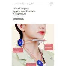 1pc Ergonomic Neck Posture Corrector, Adjustable Neck Support Brace, Neck Traction Device To Relieve Neck Strain, Foldable And Portable, Upgraded 3.0 Version