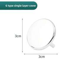 2件套浴室厨房水槽溢水孔盖装饰陶瓷排水塞配件厨房用品厨房配件厨房工具