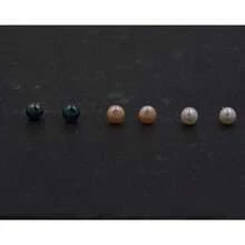 1Pair Beautiful Pair Of Real Fresh Water Pearl Stud Earrings In Sterling Silver, Pink Cream Or Black, Simple Classic Minimalist Jewellery A4 - Pink - View 3