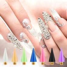 16/21Pcs Nail Rhinestones Picker Replacement Wax Head Tips Rhinestone Picker Tool Wax Tip For Nail Dotting Pen