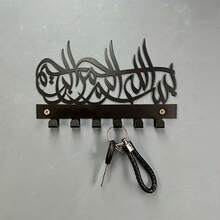 Hello Young 6pcs Metal Decorative Hooks, Key Organizer Holder, Suitable For Indoor Home Decor, Modern Home, Bedroom, Bathroom, Waterproof, Rust-Proof, Durable, Wall Decor, Birthday Gift, Kitchen Decor, Sturdy And Fade-Resistant - Multicolor - View 2