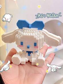 三丽鸥卡通Hello Kitty、肉桂狗、布丁狗、美乐蒂、Sinoma、Rollkuromi Friends积木礼品、Pochacco毛绒球积木、可爱卡通人物迷你拼装玩具积木、生日礼物、房间装饰、适合收藏、桌面装饰、房间装饰、卡通人偶、卡通积木、三丽鸥积木、完美礼物、节日礼物 - 彩色 - 查看 12
