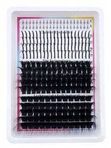 4 Styles Cartoon Eyelash Clusters, Pointed Tip Eyelashes, Individual Eyelash Clusters, Pointed Tip + Lower Lashes + 160D + 200D/60D + 80D/80D + 100D Natural Makeup Effects, 320/310/290/190 Pieces, 6-21mm Mixed Length, Cat Eye Thick & Moisturizing False Eyelashes, Reusable, Individual Segment Lashes, Lightweight & Soft, Suitable For DIY Lash Extension At Home - DD - 查看 14