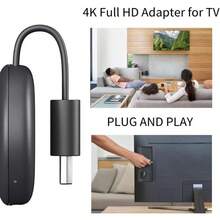 Playbox Electronics Adaptador de Pantalla Inalámbrico para Smart TV - Tipo Chromecast, WiFi 1080P y Streaming sin Cables PLAYBOX PBTP01 - Negro - Ver 8