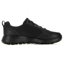 Skechers GO WALK MAX休閒鞋健步鞋輕質綁帶男鞋 Air Cooled Goga Mat高回彈鞋墊 運動跑步 216166 - 全黑色 - 查看 2