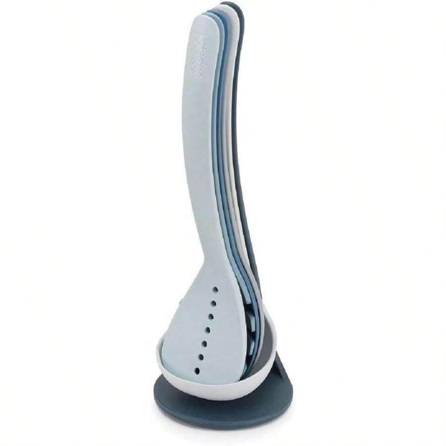 Joseph Joseph Nest Utensils Compact Stacking Kitchen Tool Set With Magnetic Storage Stand Nylon 5-Piece Editions- Sky Blue - Màu xanh lam - Xem 1