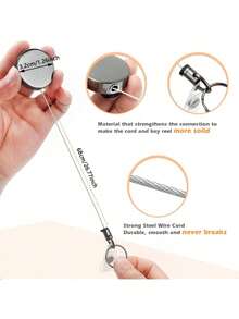 Outdoor Anti-Lost Carabiner Key Chain - Multicolor - View 7