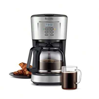 Breville The Aroma Style Electric Drip Coffee Maker Brushed Stainless Steel LCM700BSS