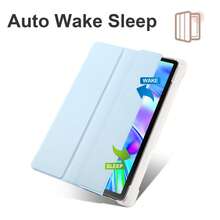 [2025 New] Compatible With Xiaoxin Tab11 (2024) / Xiaoxin Pad 11 205 Tablet Case / Xiaoxin Pro GT / Compatible With IPad Air 5 / 1th Gen IPad Case / 11th Gen IPad Tablet Case Tri-Fold Transparent Protective Case Matte TPU Tri-Fold Case | 360° Infinite Adjustable Stand Magnetic Slot | Triple Protection - TPU Tri-fold - View 43