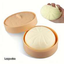 1个全新趣味中国仿真蒸包，成人益智游戏，挤压排气乐趣，节日派对活动礼品，复活节、万圣节、圣诞节、感恩节礼物，圣诞节最佳礼物，感恩节完美礼物