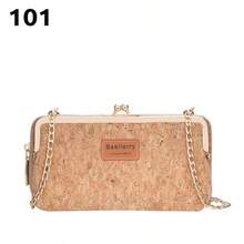 1个BAELLERRY女士多功能链条包，多隔层收纳包，带卡槽和手机隔层，个性化设计，轻便易携，适合日常使用 - 彩色 - 查看 9