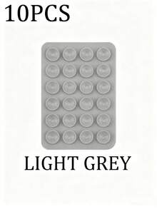 3/5Pcs Multi-Purpose Square Silicone Suction Cup Mobile Phone Holder, 24-Hole Suction Cup With Strong Adhesiveness, 1/10/20/30/40/50/60Pcs,Suitable For Various Scenarios To Prevent Phone Falling, Used For Video, Vibration, And Self-Portrait Phone Accessories