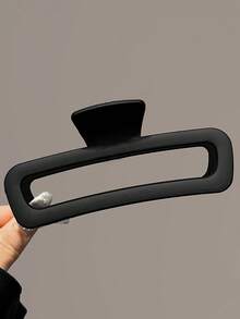 3 cái/1 cái kẹp tóc nhựa mờ vuông 12cm/4.72in màu nâu & đen, phụ kiện tóc tối giản thanh lịch cho kiểu tóc hàng ngày, rửa mặt, trang điểm, phối đồ, kẹp tóc mùa hè, ghim tóc, kẹp tóc càng cua cho nữ đi du lịch - Nhiều màu - Xem 6
