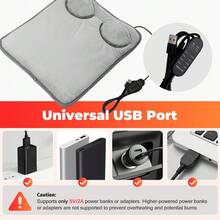 Hailicare Electric Foot Warmer Pad, Soft Plush Surface, Home Foot Warmer Pad, 4 Temperature Settings, 4 Timer Functions, Fast Heating, Suitable For Bed, Office, Under Desk And More