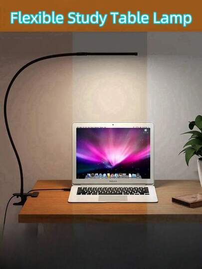 Đèn bàn 72 LED có kẹp, đèn làm việc chuyên nghiệp dành cho kiến trúc sư, 3 nhiệt độ màu, điều chỉnh độ sáng 10 cấp, cần đèn linh hoạt, đèn bảo vệ mắt khi đọc sách, học tập và làm việc văn phòng, cấp nguồn USB, bề mặt kim loại mờ, điều chỉnh nhiệt độ màu bằng nút bấm, kẹp EVA chống trượt, không bao gồm pin.