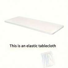 Stretchable Polyester Tablecloth - Washable, Wrinkle-Resistant Rectangular Cover For Dining & Kitchen Parties - Multicolor - View 11